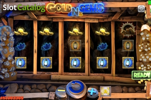 Οθόνη4. Gold and Gems Κουλοχέρης 