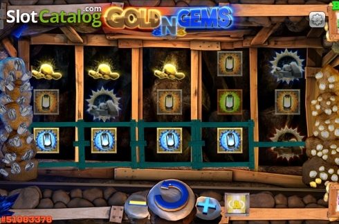 Οθόνη7. Gold and Gems Κουλοχέρης 