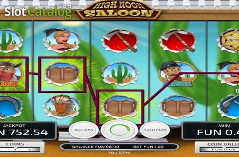 Οθόνη3. High Noon Saloon Κουλοχέρης 
