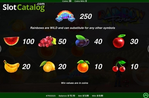 Οθόνη4. Rainbow Farm Κουλοχέρης