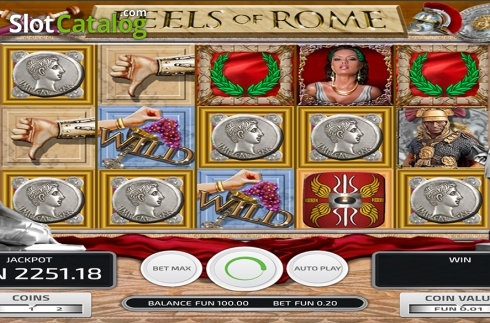 Οθόνη2. Reels of Rome (Concept Gaming) Κουλοχέρης
