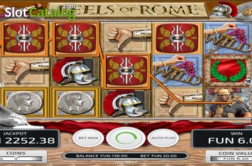Οθόνη4. Reels of Rome (Concept Gaming) Κουλοχέρης