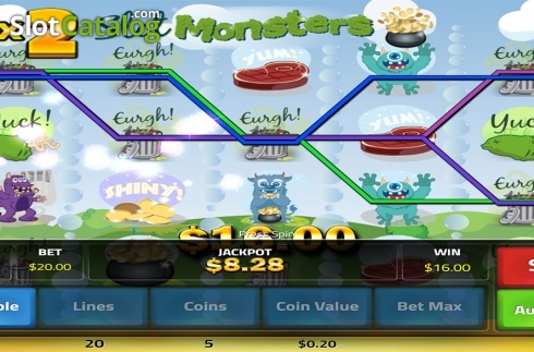 Οθόνη3. Slot Monsters Κουλοχέρης