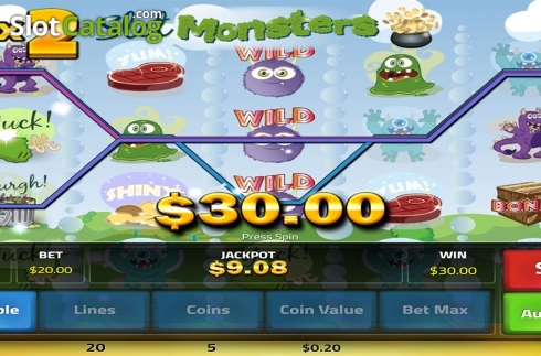 Οθόνη4. Slot Monsters Κουλοχέρης