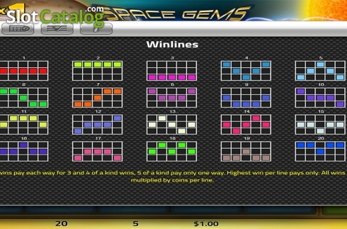 Οθόνη8. Space Gems (Concept Gaming) Κουλοχέρης