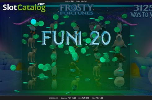 Οθόνη3. Frosty Fortunes Κουλοχέρης