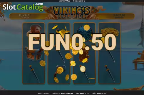 Οθόνη3. Viking's Hammer Κουλοχέρης