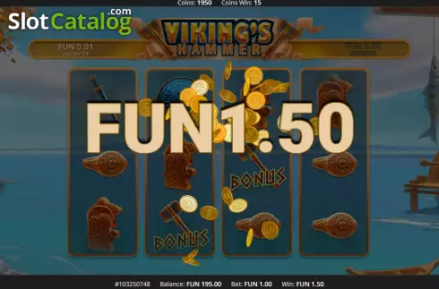 Οθόνη4. Viking's Hammer Κουλοχέρης