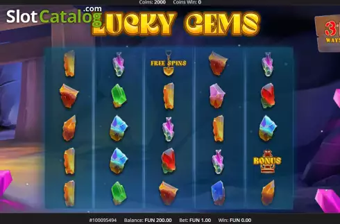 Οθόνη2. Lucky Gems (Concept Gaming) Κουλοχέρης