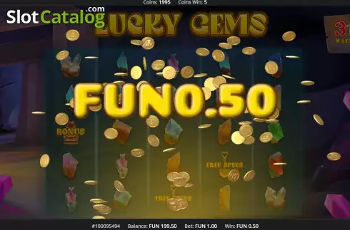 Οθόνη3. Lucky Gems (Concept Gaming) Κουλοχέρης