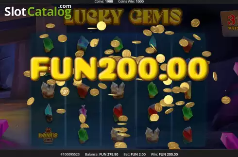 Οθόνη5. Lucky Gems (Concept Gaming) Κουλοχέρης
