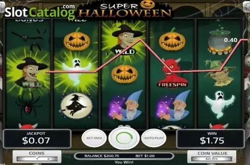 Οθόνη3. Super Halloween Κουλοχέρης