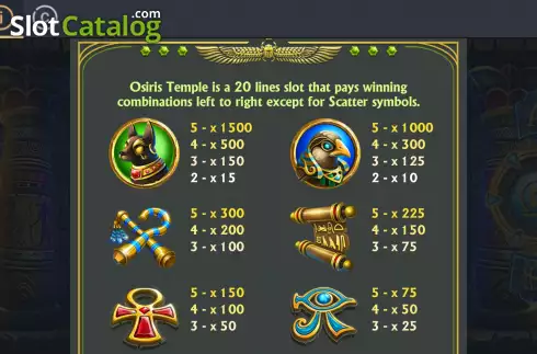 Οθόνη5. Osiris Temple Κουλοχέρης