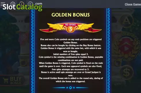 Οθόνη7. Golden Odyssey (Connective Games) Κουλοχέρης