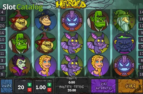 Οθόνη2. Harold: The Witch Hunter Κουλοχέρης 
