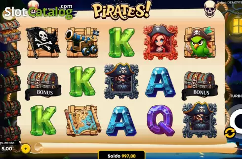 Οθόνη2. Pirates: Treasure of Tortuga Κουλοχέρης 