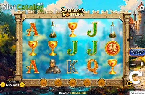 Οθόνη2. Camelot's Fortune Κουλοχέρης