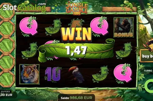 Οθόνη3. Jungle Gamble 1000 Κουλοχέρης