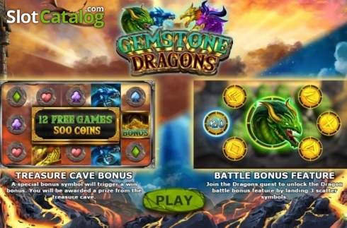 Οθόνη2. Gemstone Dragons Κουλοχέρης