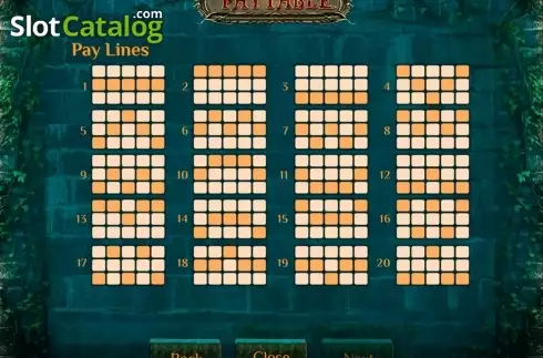 Οθόνη4. Wizard's Castle (Cozy) Κουλοχέρης 