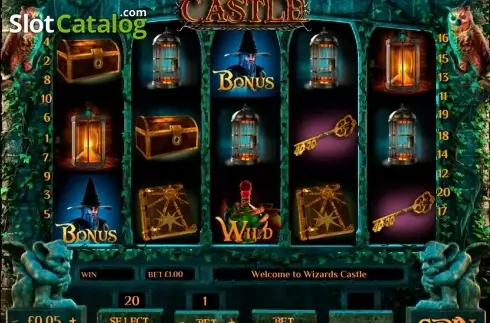 Οθόνη5. Wizard's Castle (Cozy) Κουλοχέρης 
