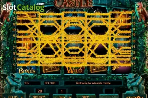 Οθόνη6. Wizard's Castle (Cozy) Κουλοχέρης 