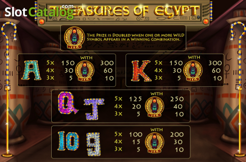 Οθόνη4. Treasures of Egypt (Cozy) Κουλοχέρης 