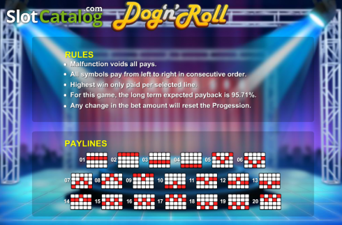 Οθόνη4. Dog 'n' Roll Κουλοχέρης