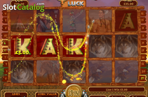 Οθόνη7. Shaman's Luck Κουλοχέρης