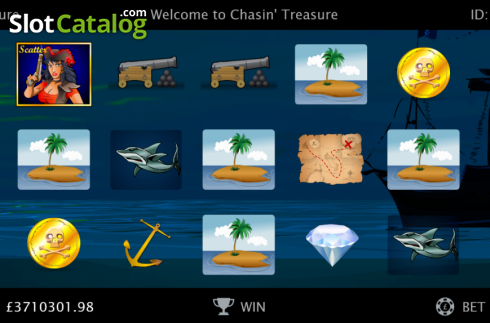Οθόνη5. Chasin' Treasure Κουλοχέρης