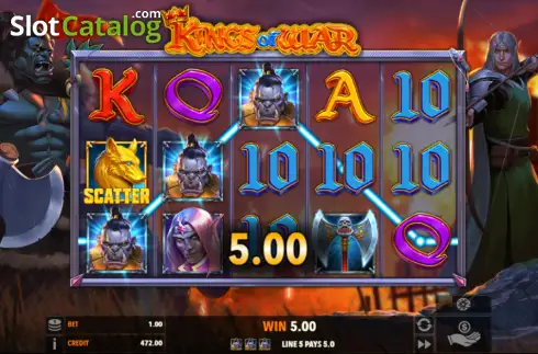 Οθόνη3. Kings of War (Crazy Billions) Κουλοχέρης