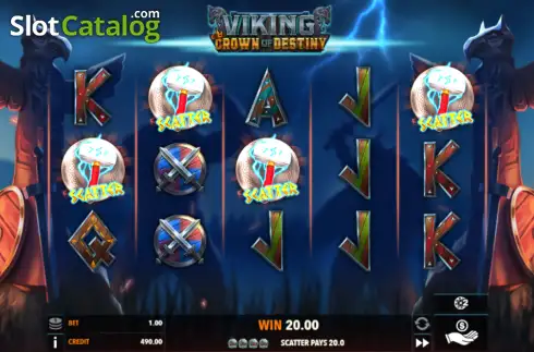 Οθόνη3. Viking Crown of Destiny (Crazy Billions) Κουλοχέρης