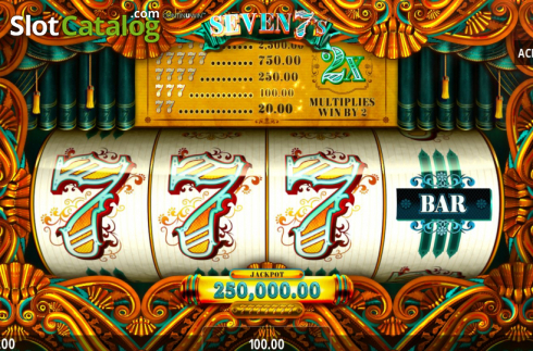 Οθόνη4. Seven 7's Κουλοχέρης