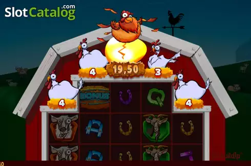Οθόνη6. Lucky Clucks Κουλοχέρης