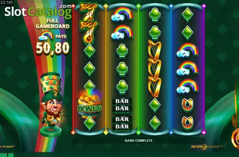 Οθόνη2. 777 Rainbow Respins Κουλοχέρης