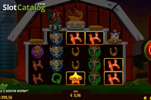 Οθόνη3. Lucky Clucks 2: Rooster Respins Κουλοχέρης