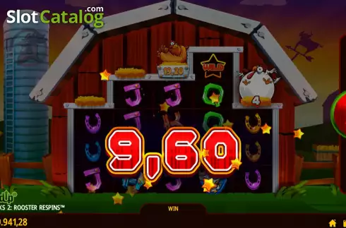 Οθόνη6. Lucky Clucks 2: Rooster Respins Κουλοχέρης