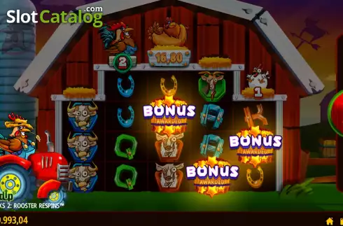 Οθόνη7. Lucky Clucks 2: Rooster Respins Κουλοχέρης