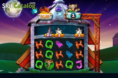 Οθόνη2. Lucky Clucks 3: Barnyard Blastoff Κουλοχέρης