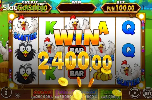 Οθόνη3. Chicken Factory Κουλοχέρης 