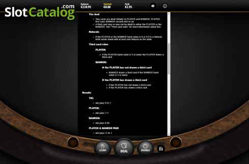 Οθόνη8. Baccarat (Cubeia) Κουλοχέρης