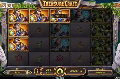 Οθόνη3. Treasure Craft Κουλοχέρης