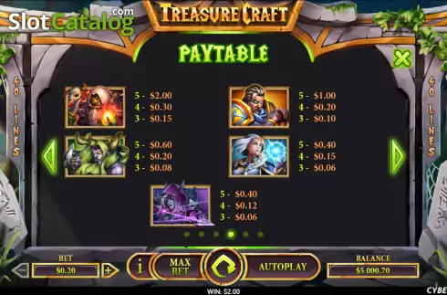Οθόνη8. Treasure Craft Κουλοχέρης