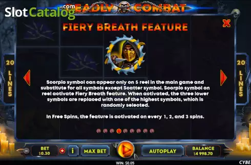 Οθόνη7. Deadly Combat Κουλοχέρης 