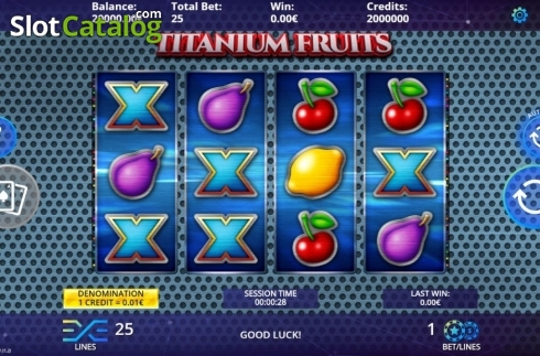 Οθόνη2. Titanium Fruits Κουλοχέρης