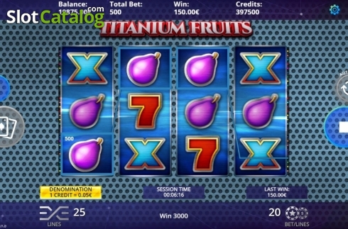 Οθόνη3. Titanium Fruits Κουλοχέρης