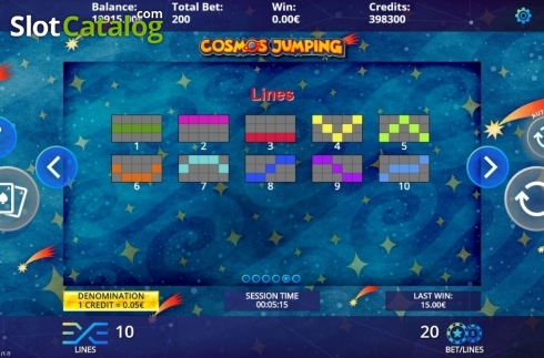Οθόνη9. Cosmos Jumping Κουλοχέρης