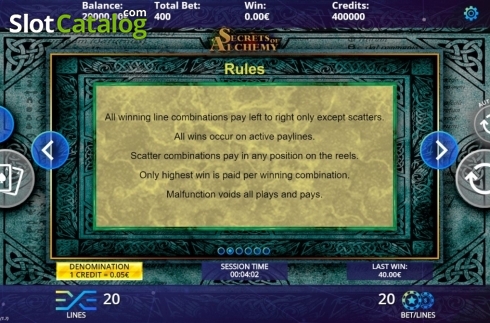 Οθόνη6. Secrets of Alchemy (DLV) Κουλοχέρης