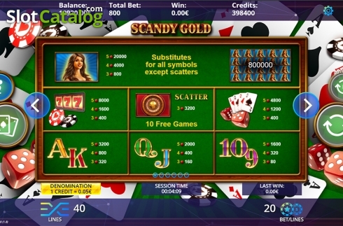Οθόνη6. Scandy Gold Κουλοχέρης 