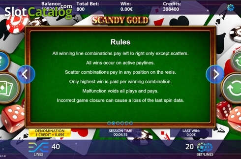 Οθόνη7. Scandy Gold Κουλοχέρης 
